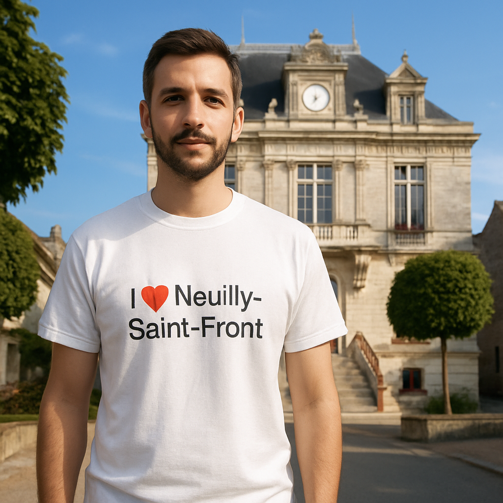 I love Neuilly-Saint-Front T-shirt