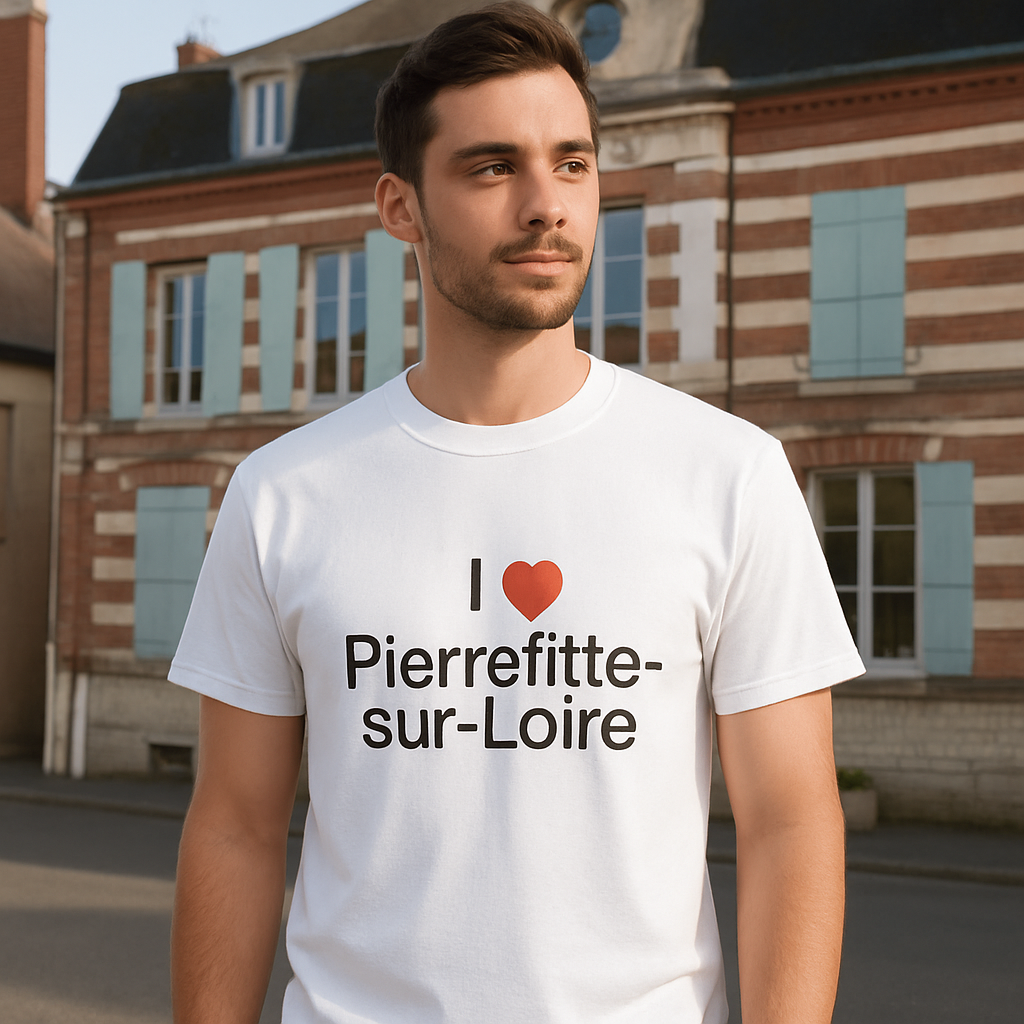 T-Shirt Ich liebe Pierrefitte-sur-Loire