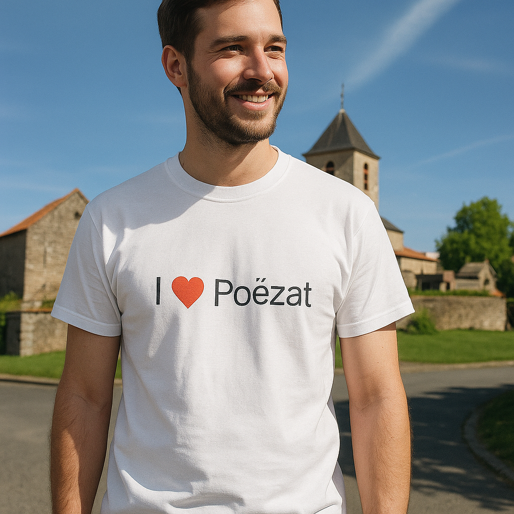 I love poezat t-shirt