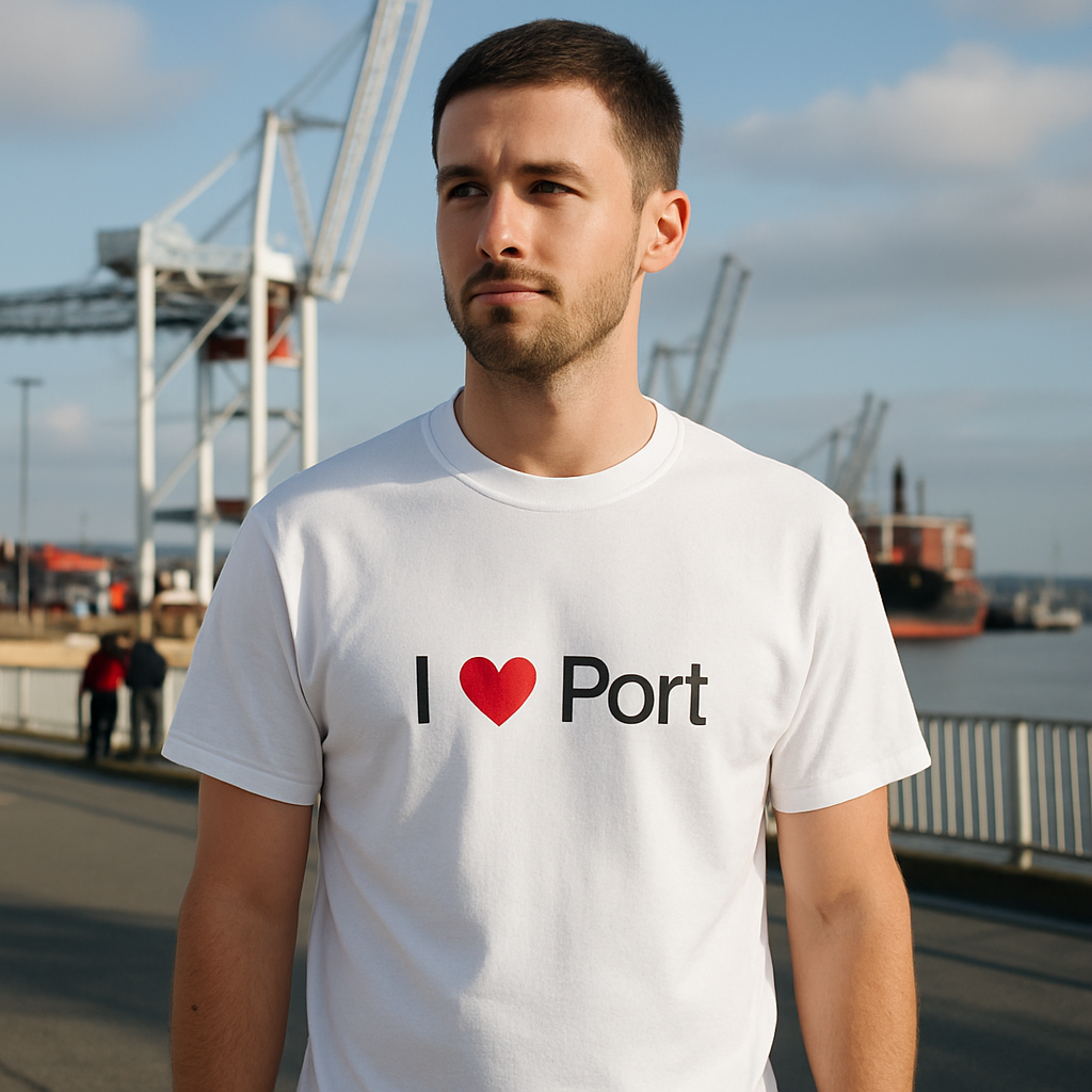 T-Shirt Ich liebe Portwein