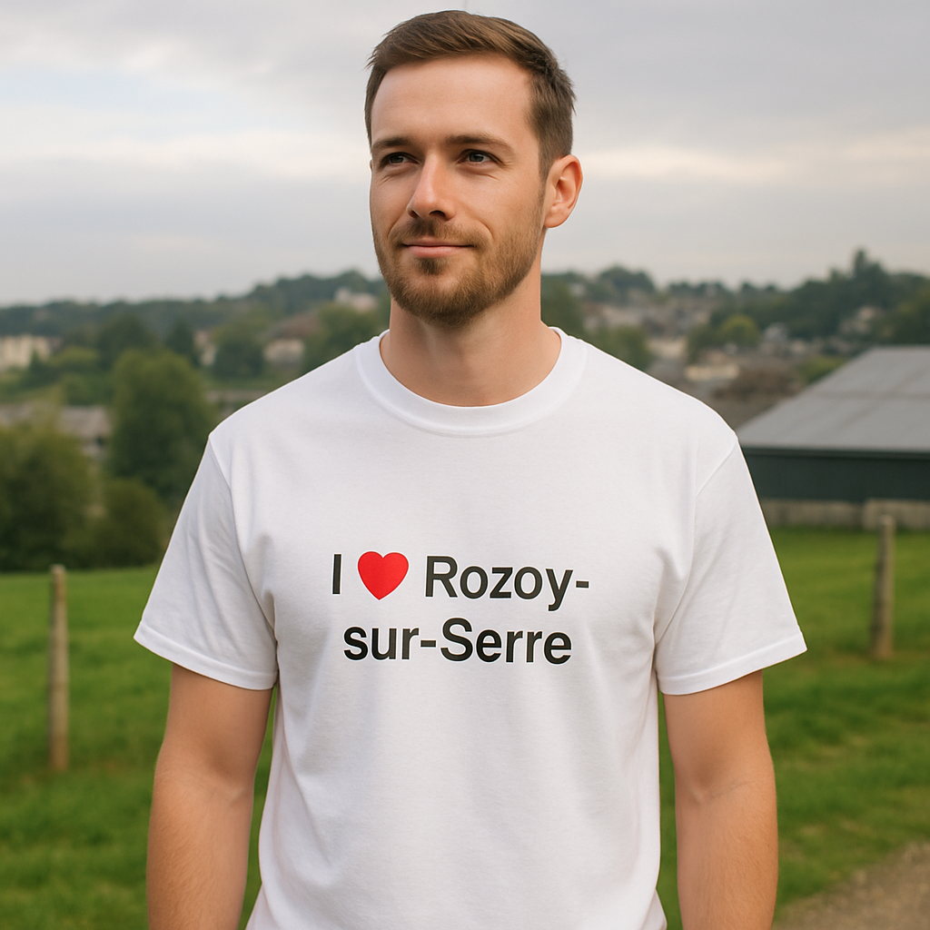 T-shirt I love rozoy-sur-serre