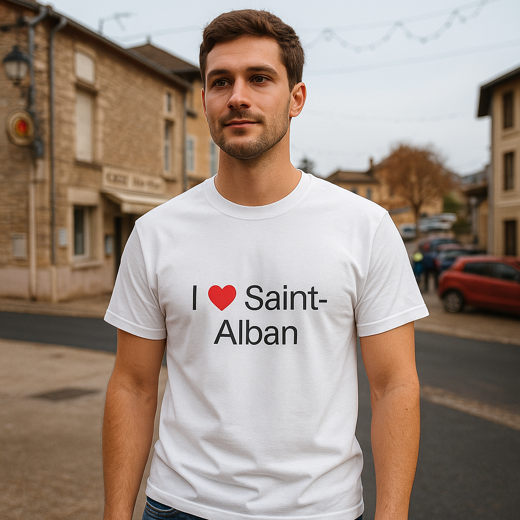 I love Saint-Alban t-shirt