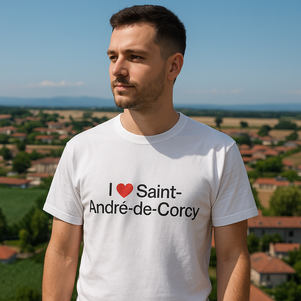 I love saint-andré-de-corcy t-shirt
