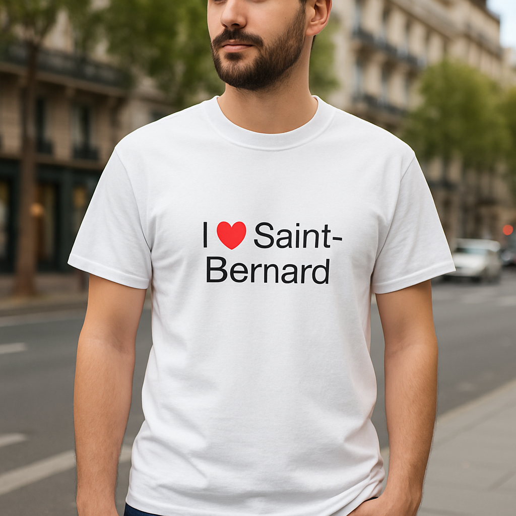 I love Saint Bernard t-shirt