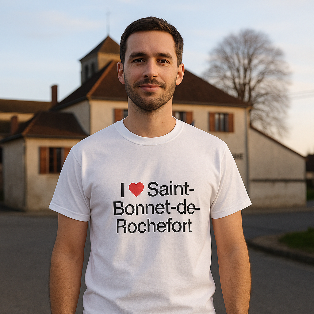 I love Saint-Bonnet-de-Rochefort T-shirt