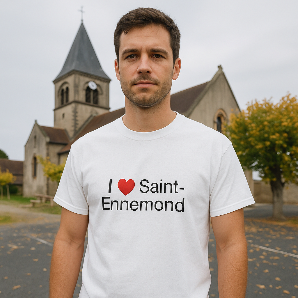 I love Saint-Ennemond t-shirt