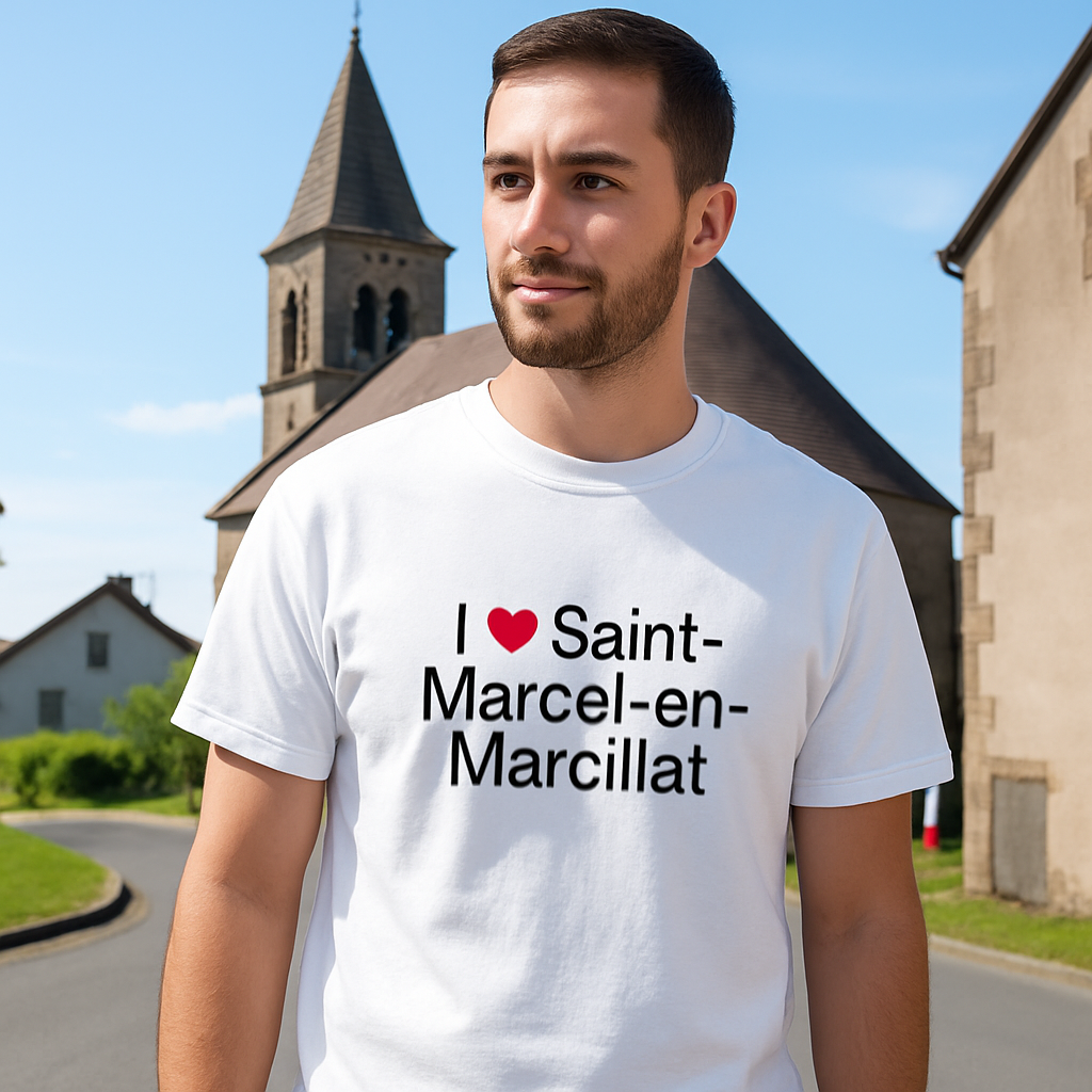 I love saint-marcel-en-marcillat t-shirt