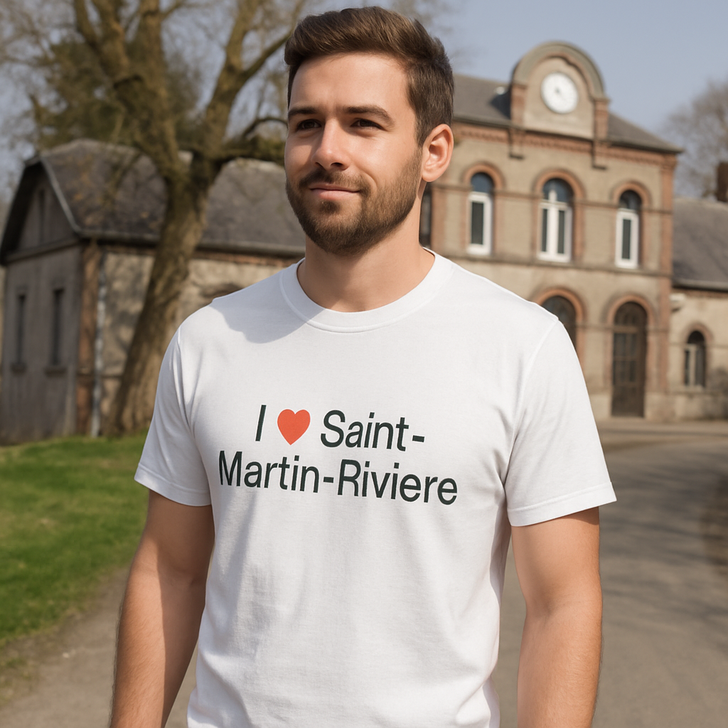 I love Saint-Martin-Rivière t-shirt