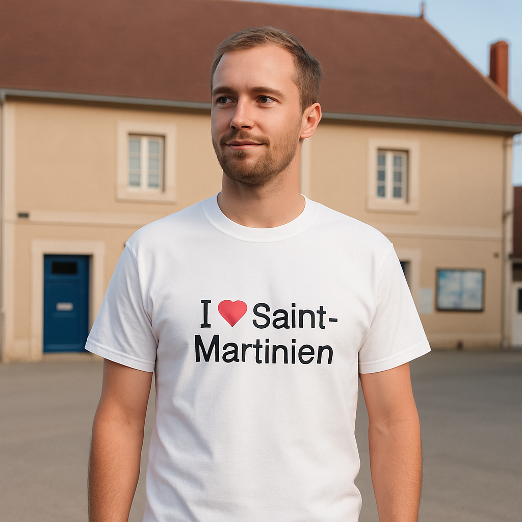 I love Saint-Martinien t-shirt