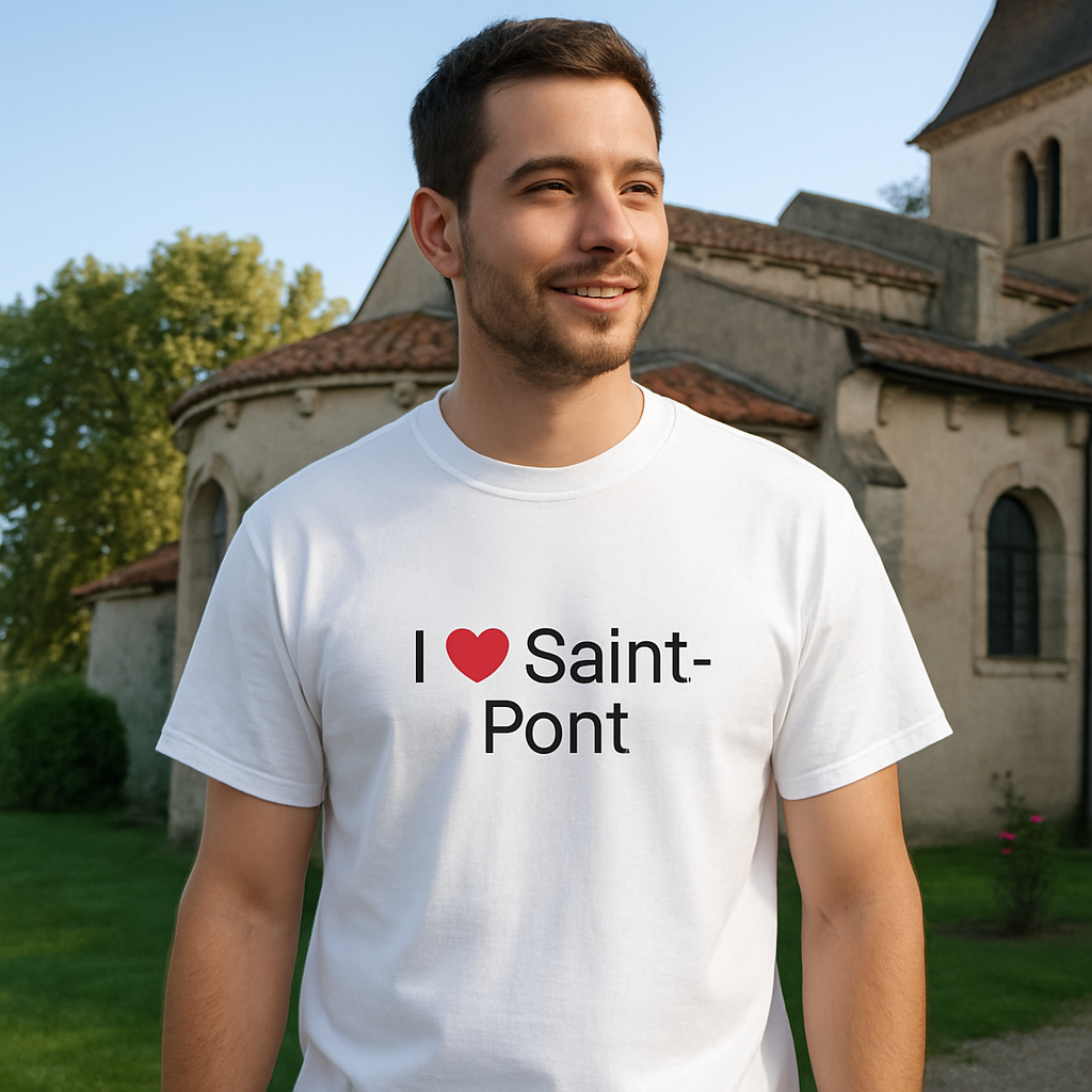I love Saint-Pont t-shirt