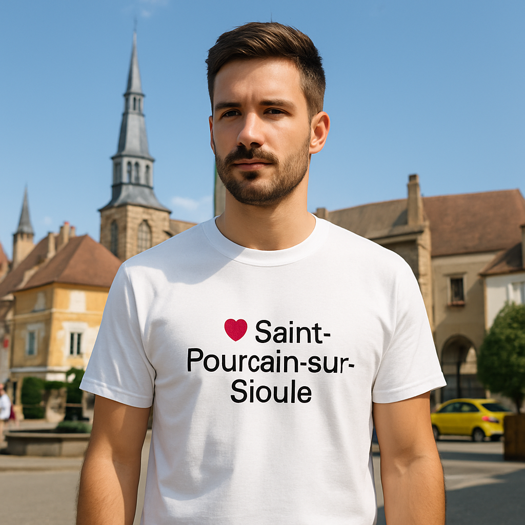 I love Saint-Pourçain-sur-Sioule T-shirt