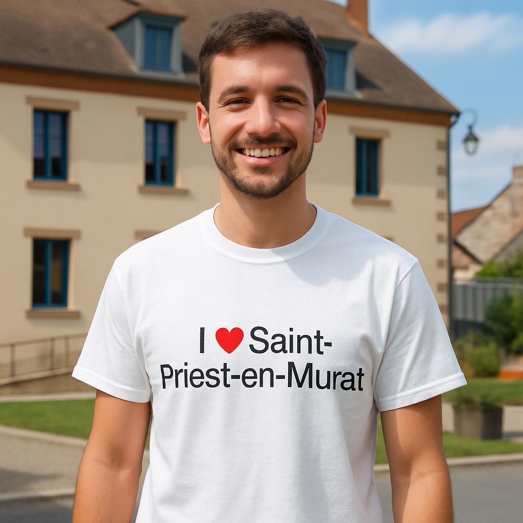 I love saint-priest-en-murat t-shirt