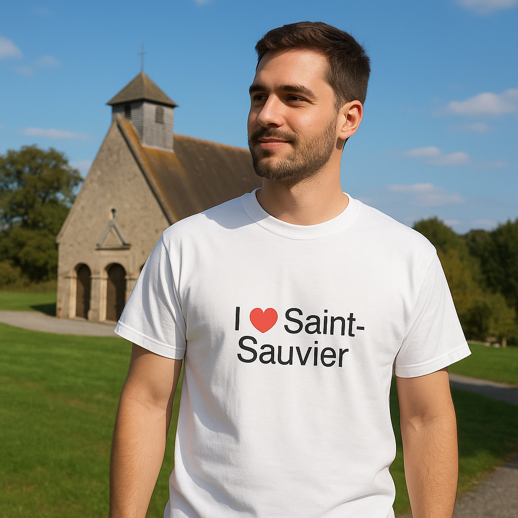 I love Saint-Sauvier T-shirt