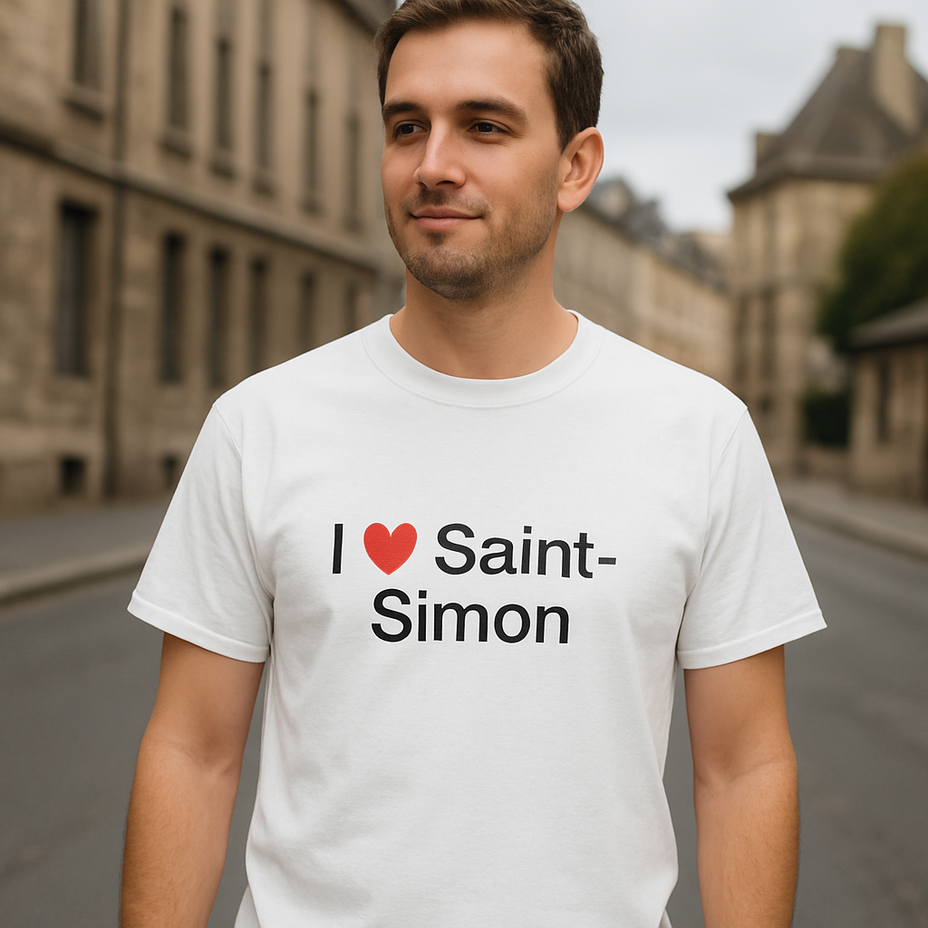 I love Saint-Simon t-shirt