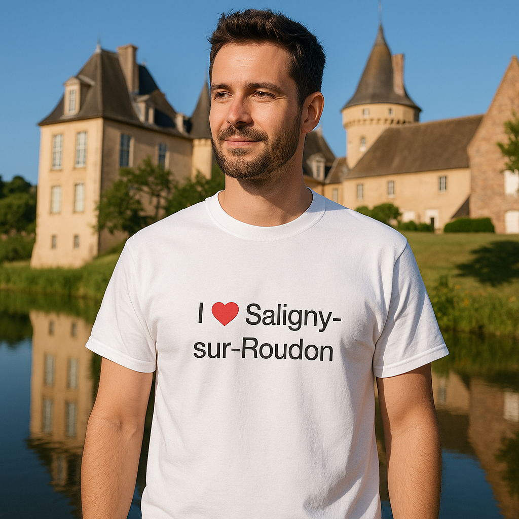 T-shirt I love saligny-sur-roudon