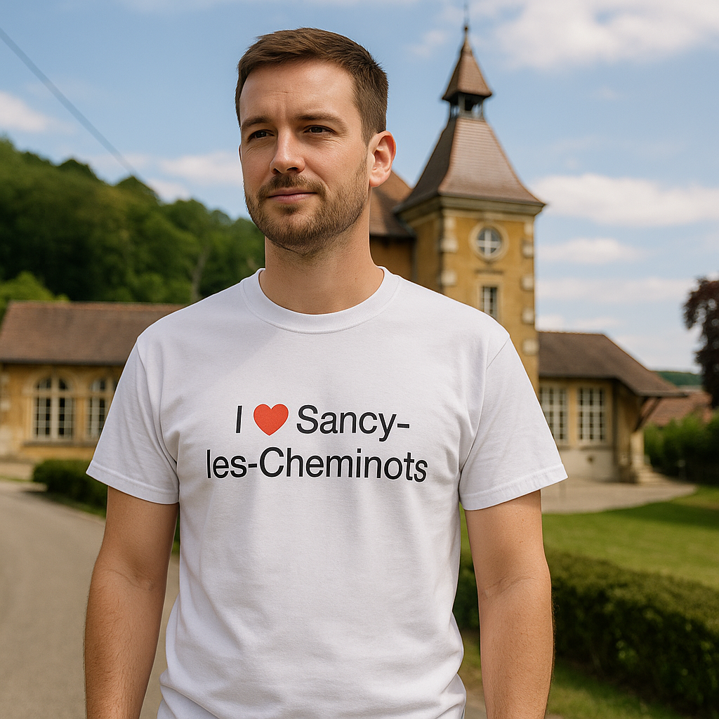 T-Shirt Ich liebe Sancy-les-Cheminots