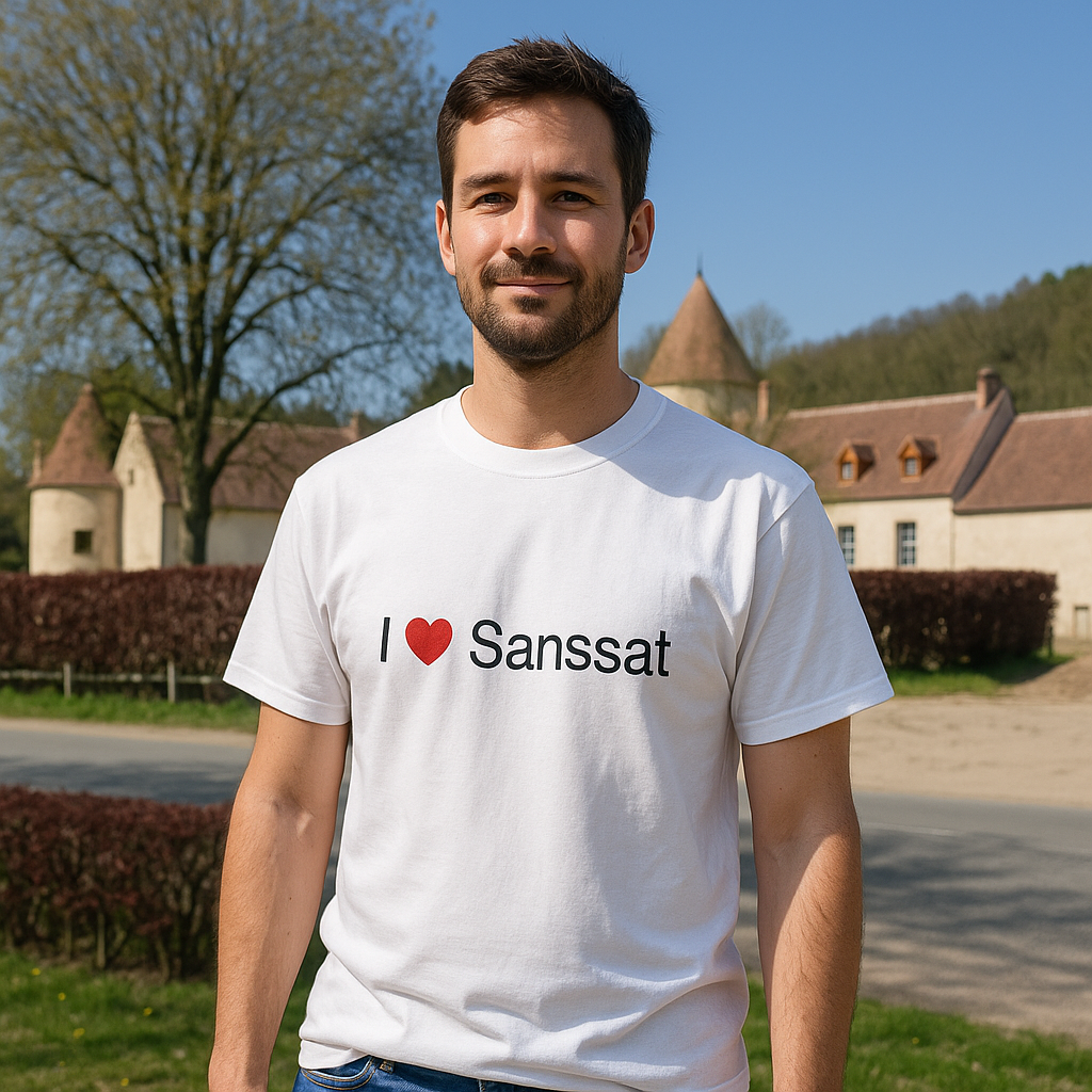 I love Sanssat T-shirt