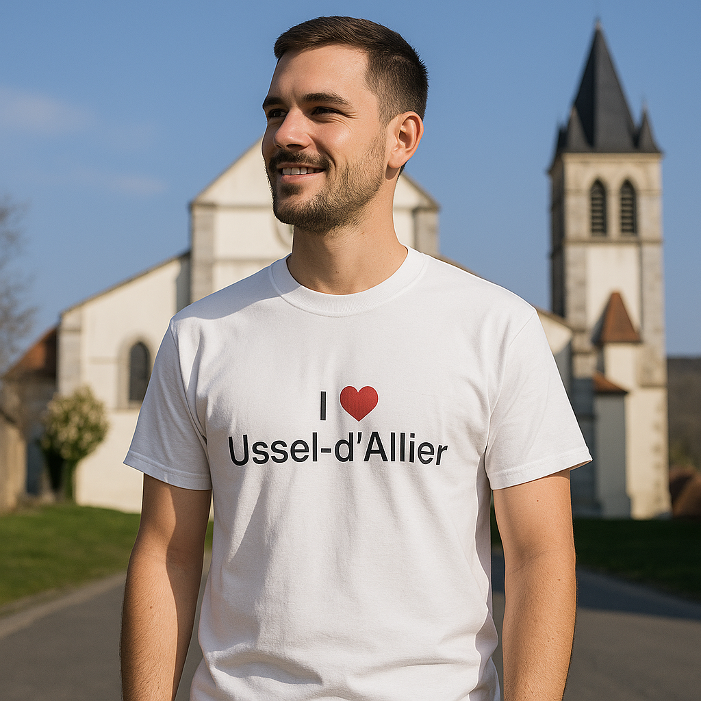 I love Ussel-d'Allier T-shirt