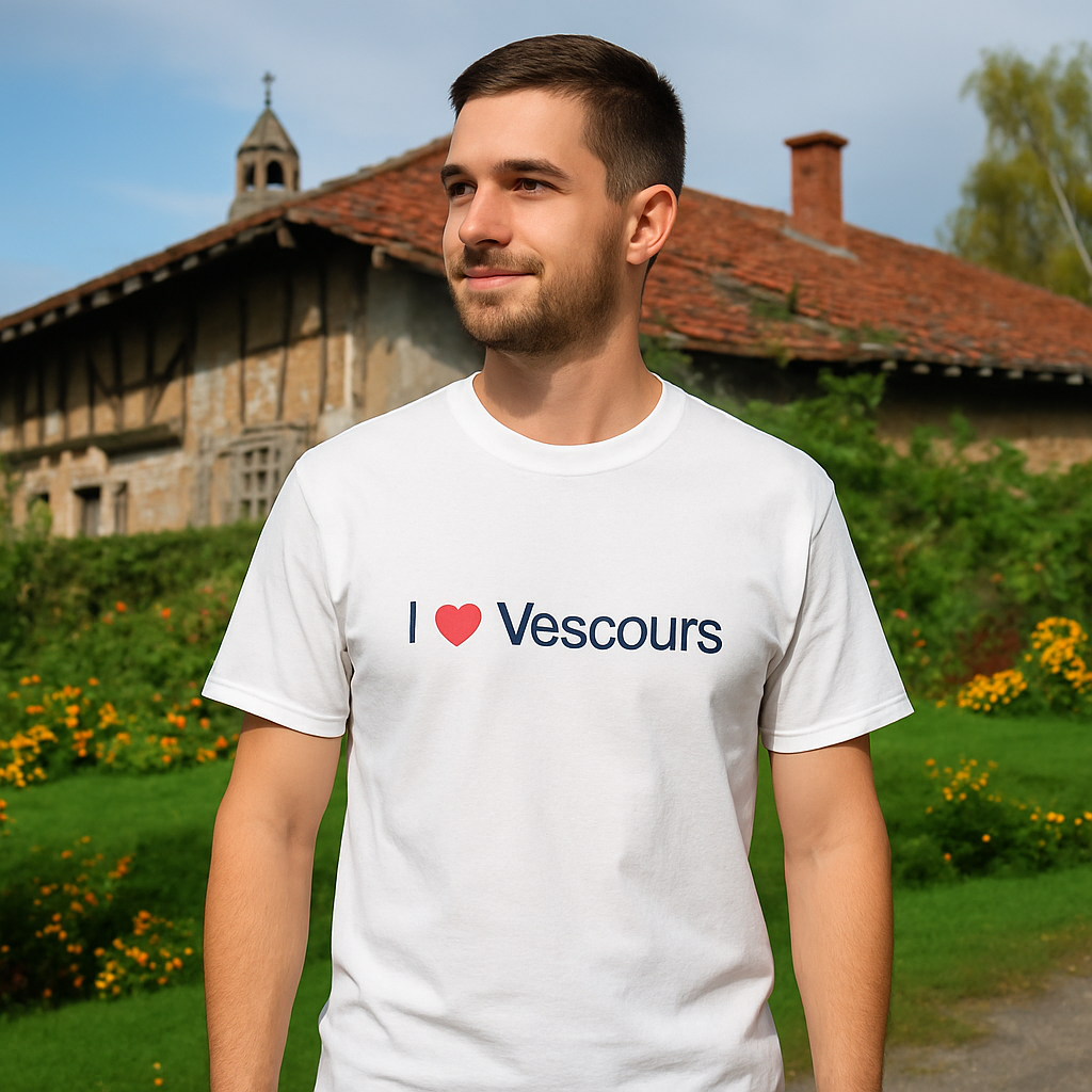 I love Vescours T-shirt