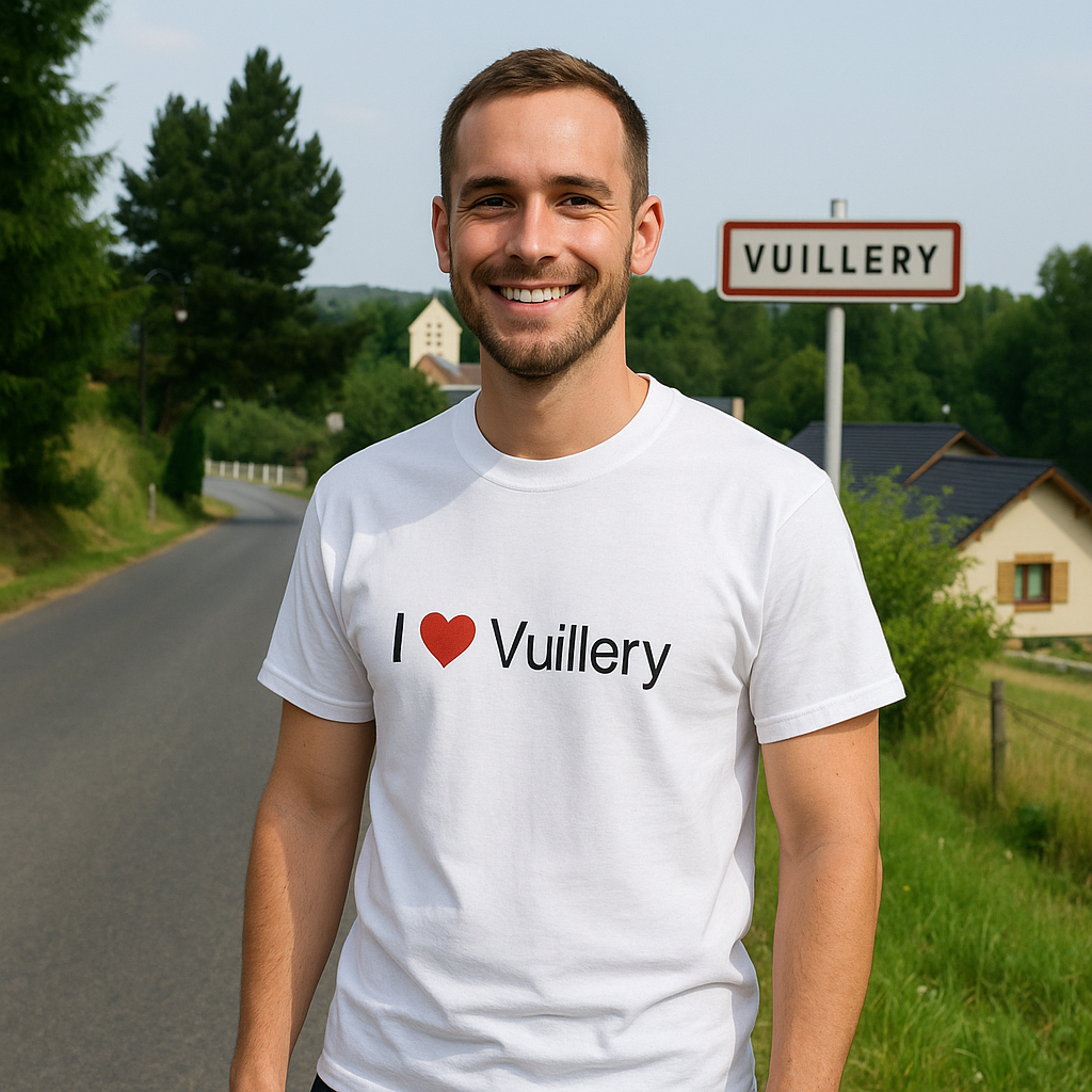 I love Vuillery T-shirt