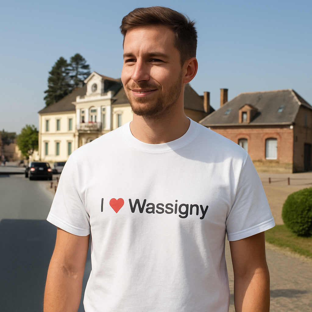 T-Shirt Ich liebe Wassigny